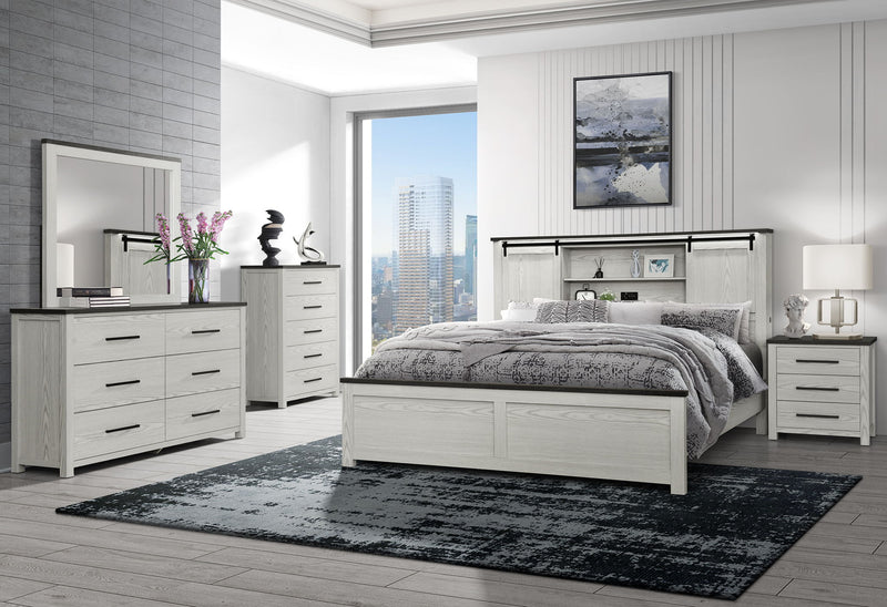 Ava - 5 Piece Queen Bedroom Set - Beige