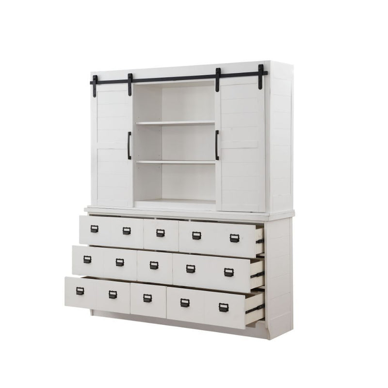 Renske - Buffet & Hutch - Antique White