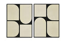 Icon - Mango Wood 2 Piece Wall Art