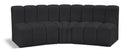 Arc - Faux Leather 3 Piece Modular Corner Sofa