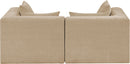 Stellar - 2 Piece 76" Upholstered Modular Loveseat