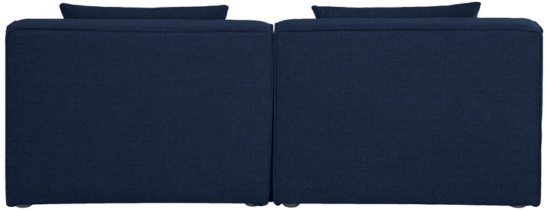 Cube - Linen Modular 2 Seat Armless Sofa