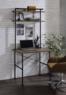 Ensata - Writing Desk - Rustic Oak & Black