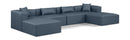 Cube - 6 Piece Modular Double Chaise Sectional
