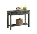 Glancio - Console Table - Antique Gray & Teal