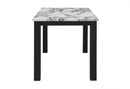 D8032 - 2 Piece Dining Room Set (Dining Table And Dining Chair) - Black / Gray / White