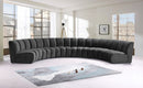 Infinity - 6 Piece Velvet Modular Sectional