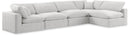 Comfy - 5 Piece Velvet Modular Sectional