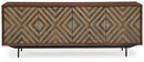 Dreggan - Accent Cabinet - Brown / Gold Finish