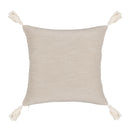 York - 26" x 26" Pillow - Natural / Ivory
