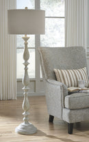 Bernadate - Poly Floor Lamp - Whitewash