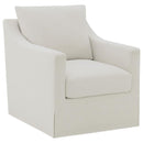 Winter - Upholstered Sloped Arm Accent Swivel Chair