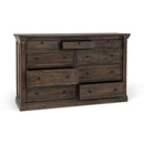 Adelaide - Wood 9 Drawer Dresser - Cocoa Brown