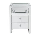 Dominic - Accent Table With LED - Mirrored