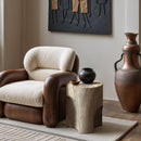 Olira - Concrete And Fiberglass Indoor / Outdoor End Table