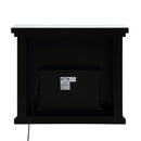 Noralie - 40" Fireplace - Mirrored & Faux Diamonds