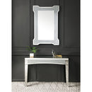 Noralie - 47" X 31" Accent Mirror With Faux Diamonds - Mirrored