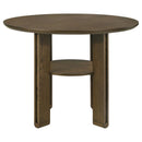 Ottowa - 5 Piece Round Counter Height Dining Room Set - Brown