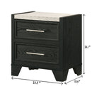 Lamar - Nightstand - Black