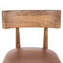 Alvaro - Leather Dining Chair (Set of 2) - Golden Wheat
