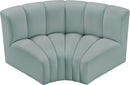 Arc - Faux Leather 2 Piece Modular Sofa