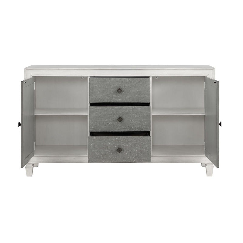 Katia - Server - Rustic Gray & Weathered White