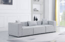 Cube - Linen Modular 3 Seat Sofa