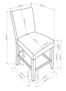 Parkside - Counter Height Chair (Set of 2) - Dove