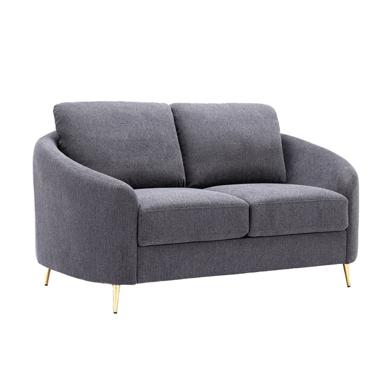 Yuina - Loveseat - Gray Linen