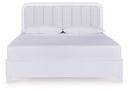 Jarlee - Upholstered Panel Bed