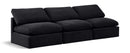 Indulge - Velvet 3 Seat Modular Armless Sofa