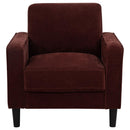 Ruth - Upholstered Track Arm Accent Chair