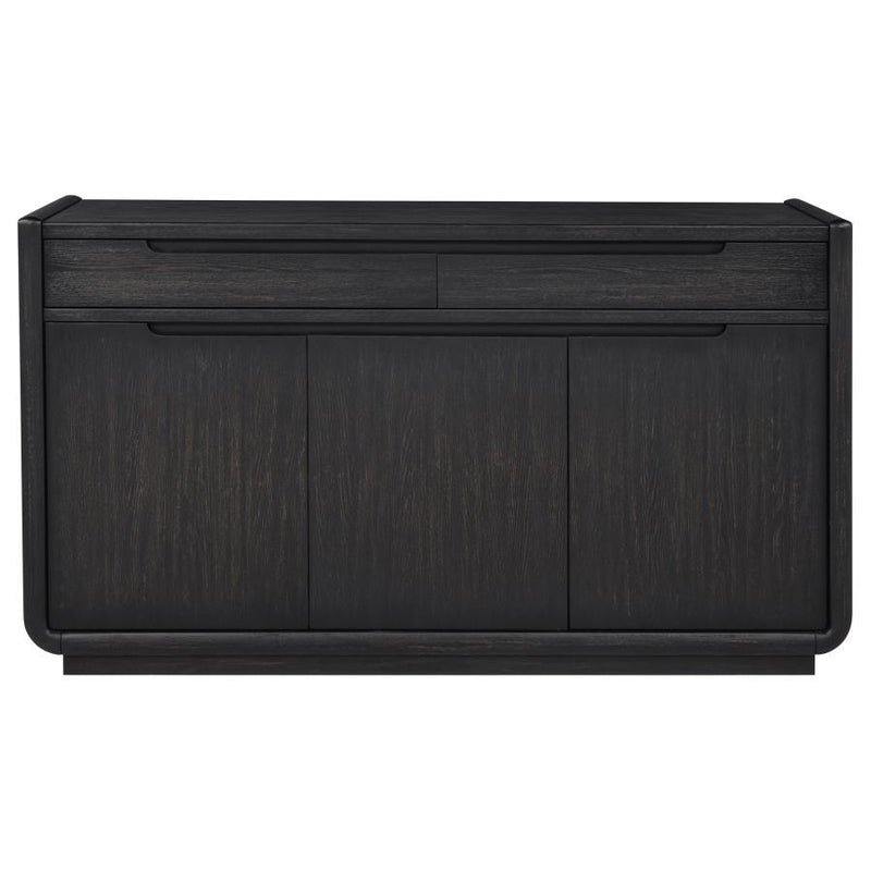 Leandro - 2-Drawer Dining Sideboard Server - Burnished Black