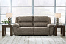 Laresview - 2 Seat Reclining Sofa - Fossil