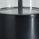 Kerrbrook - Glass Table Lamp - Clear / Black