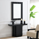 Drisana - Accent Mirror - Black Mirrored