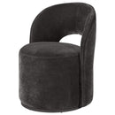Harjo - Velvet Upholstered Swivel Accent Chair