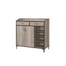 Pavati - 48" Shoe Cabinet - Rustic Gray Oak
