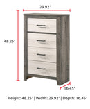 Rhett - Chest - Chalk / Gray