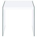 Opal - Rectangular Glass Frame Table
