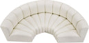 Arc - Faux Leather 4 Piece U-Shaped Modular Sofa