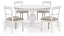 Greddinton - Round Dining Table Set