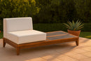 Rio - Chair With Integrated Table - Off White
