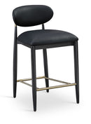 Riccio - Stool - Black And Gold Frame