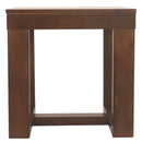 Watson - Square End Table - Dark Brown