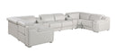 1116 - 8-Piece U-Shaped Sectional Sofa In With 4 Power Recliners & Power Headrest