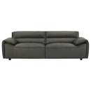 Buxton - Top Grain Leather Upholstered Sofa