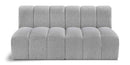 Arc - Boucle Fabric 2 Seats Modular Sofa