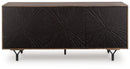 Lavinmont - Accent Cabinet - Multi Brown