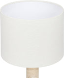 Opaline - Linen Textured Fabric And Brass Table Lamp